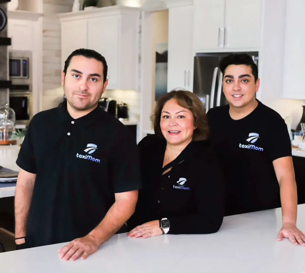 Taxi Mom Yolanda and her children