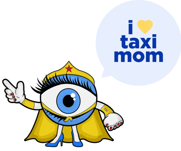 I love Taxi Mom illustration